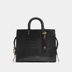 Coach Rogue Bag In Alligator Schwarz | COH865164
