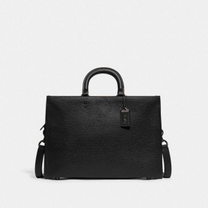 Coach Rogue Brief In Regenerative Leather Schwarz | COH866530