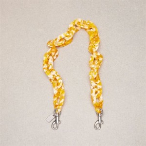 Coach Short Chain Strap Gelb Mehrfarbig | COH866459