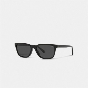 Coach Signature Workmark Square Sunglasses Schwarz | COH866340