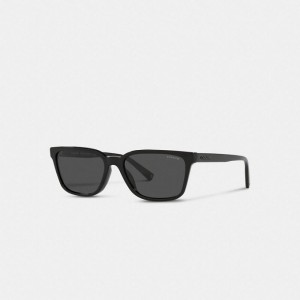 Coach Signature Workmark Square Sunglasses Schwarz | COH867064