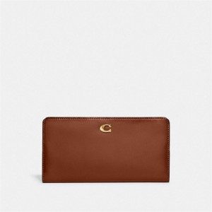 Coach Skinny Wallet Braun | COH865526