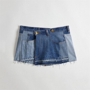Coach Skirt In Repurposed Denim Blau | COH866020