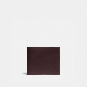 Coach Slim Billfold Wallet Braun | COH866694