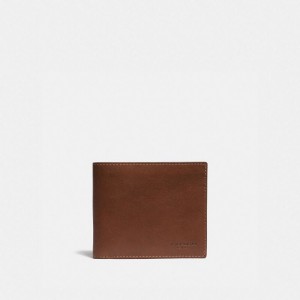 Coach Slim Billfold Wallet Braun | COH866700