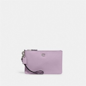 Coach Small Wristlet Silber Lila | COH865622