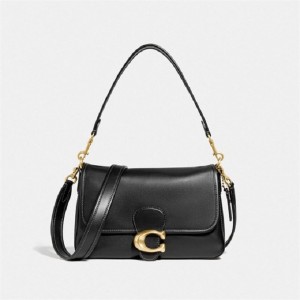 Coach Soft Tabby Shoulder Bag Schwarz | COH864967
