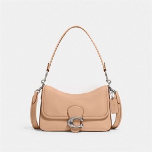 Coach Soft Tabby Shoulder Bag Silber | COH864778