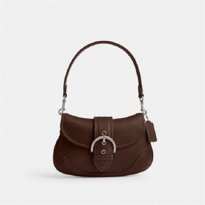 Coach Soho Bag In Regenerative Leather Silber | COH864749