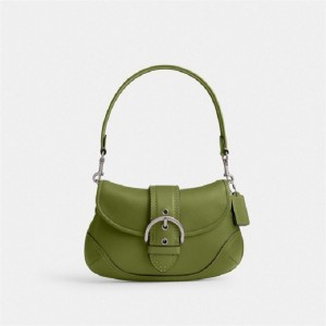 Coach Soho Bag In Regenerative Leather Silber Hellgrün | COH864732