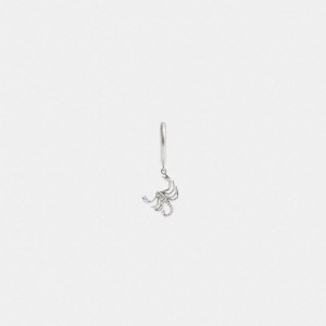 Coach Sterling Silver Scorpion Huggie Earring Silber | COH867023
