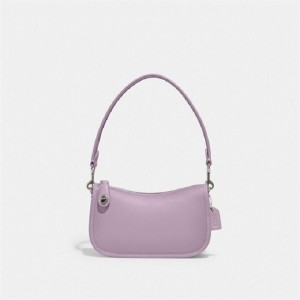 Coach Swinger Bag 20 Silber Lila | COH864758
