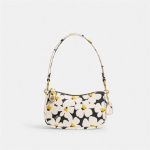 Coach Swinger Bag 20 With Floral Print Mehrfarbig | COH864964