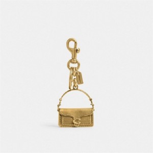 Coach Tabby Bag Charm Gold | COH866438
