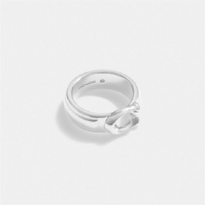 Coach Tabby Ring Silber | COH866149