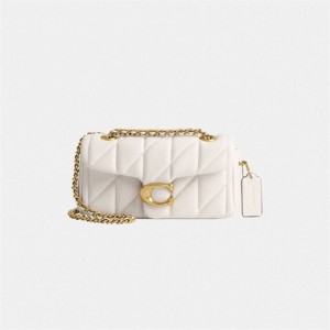 Coach Tabby Shoulder Bag 20 With Quilting Weiß | COH864859