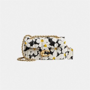 Coach Tabby Shoulder Bag 20 With Quilting And Floral Print Mehrfarbig | COH864865