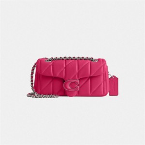 Coach Tabby Shoulder Bag 20 With Quilting Silber | COH864909