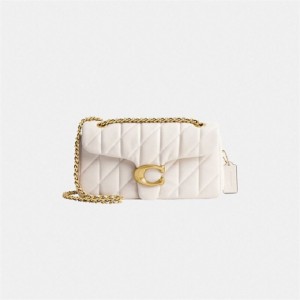 Coach Tabby Shoulder Bag 26 With Quilting Weiß | COH864799