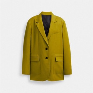Coach Tailored Blazer Grün | COH865935