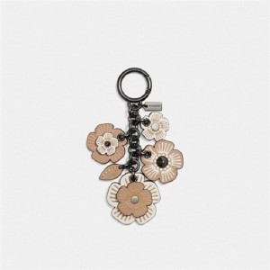 Coach Tea Rose Mix Bag Charm Schwarz | COH866464