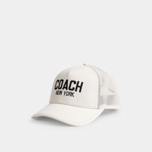 Coach Trucker Hat Weiß | COH867035