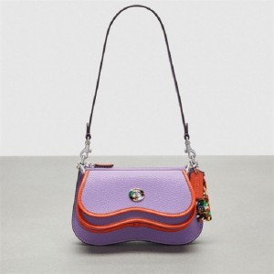 Coach Wavy Double Pouch Bag Orange | COH864988