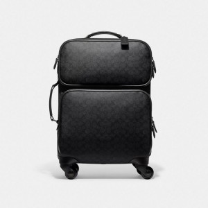 Coach Wheeled Carry On In Signature Canvas Grau | COH866650