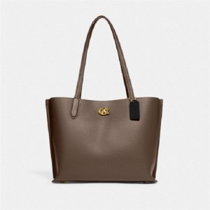 Coach Willow Tote Bag Dunkelgrau | COH865015