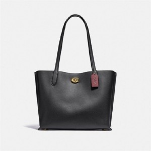 Coach Willow Tote Bag Schwarz | COH865033