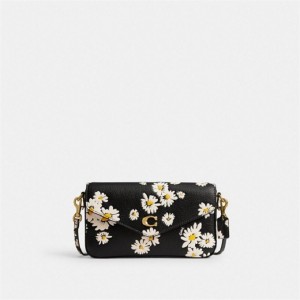 Coach Wyn Crossbody Bag With Floral Print Schwarz Mehrfarbig | COH865429