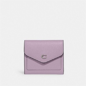 Coach Wyn Small Wallet Silber Lila | COH865545